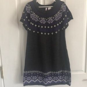 Girls Knit Sweater Dress